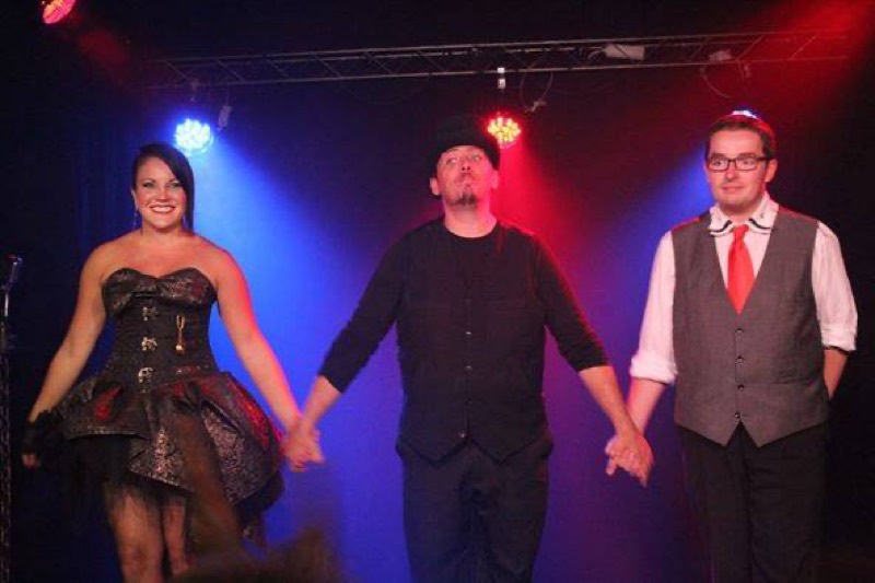 On stage at the Chamber